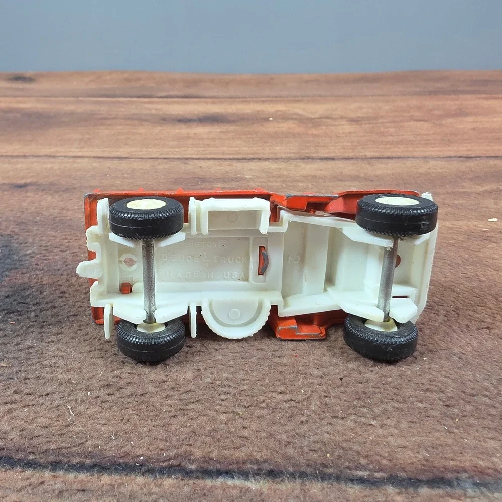 Tootsie Deuce 1/2 Truck Boys One Size Orange Good Vintage Plastic Dump Truck USA